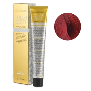 Design Look Color Gold 7.66 Rubio Medio Rojo Intenso 100ml