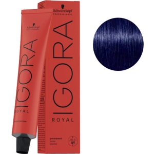 Tint Schwarzkopf Igora reale 0-22 Blu + Oxigenada