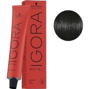 Tint Schwarzkopf Igora Reale 1-0 Nero + Oxigenada Kosswell