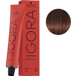 Tint Schwarzkopf Igora Reale 4-68 Castano Media lunghezza Marrone Rosso + Oxigenada Kosswell