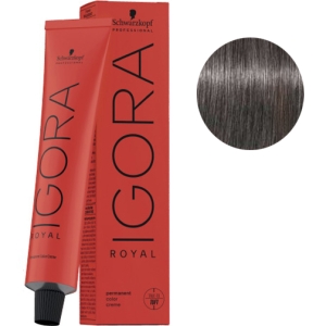 Tint Schwarzkopf Igora Reale 6-12 Biondo scuro cenere Fumo + Oxigenada  Kosswell