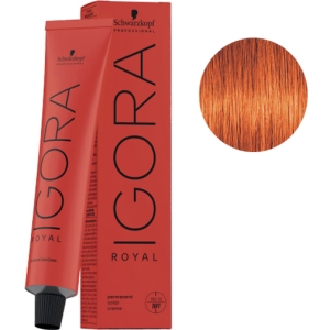 Tint Schwarzkopf Igora Reale 7-77 Media Biondo cobrizo Intense + Oxigenada Kosswell