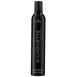 Schwarzkopf Pure Silhouette Mousse.  Schiuma Extra Strong 500ml Hold.