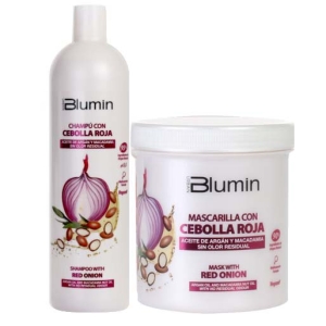 Blumin Pack Cebolla Roja  Champú 1000ml + Mask 700ml