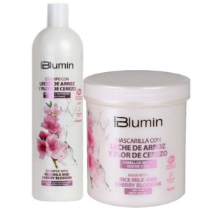 Tahe Pack Maschera Latte di riso e Cherry Blossom 700 ml + Shampoo 1000 ml