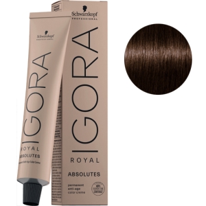 Tint Schwarzkopf Igora Reale 4-60 ASSOLUTI Naturale Castano Media lunghezza Marrone 60ml