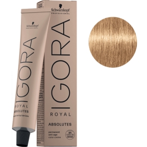 Tint Schwarzkopf Igora Reale Assoluti AGE 9-560 miscela molto chiaro biondo dorato cioccolato 60ml